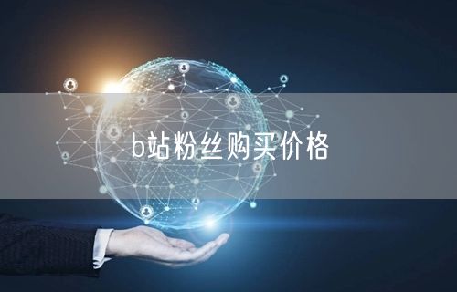 b站粉丝购买价格