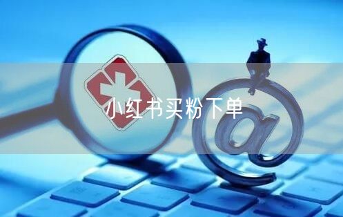 小红书买粉下单