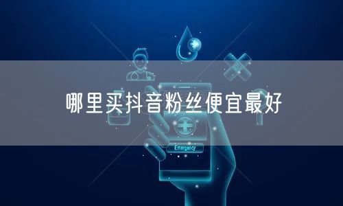 哪里买抖音粉丝便宜最好