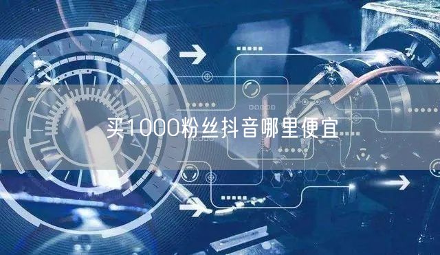 买1000粉丝抖音哪里便宜