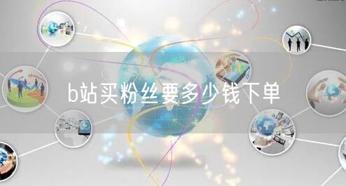 b站买粉丝要多少钱下单