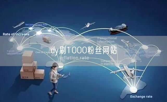 dy刷1000粉丝网站