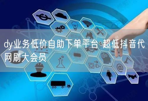 dy业务低价自助下单平台 超低抖音代网刷大会员